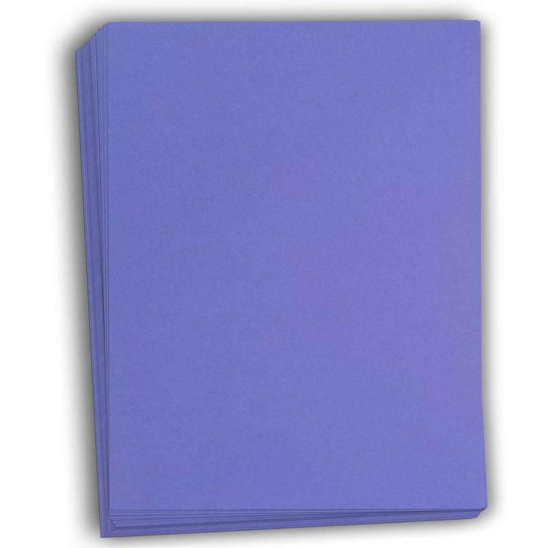 Hamilco Colored Cardstock Scrapbook Paper 8.5" x 11" Cornflower Blue Color Card Stock Paper 50 Pack - Image 1